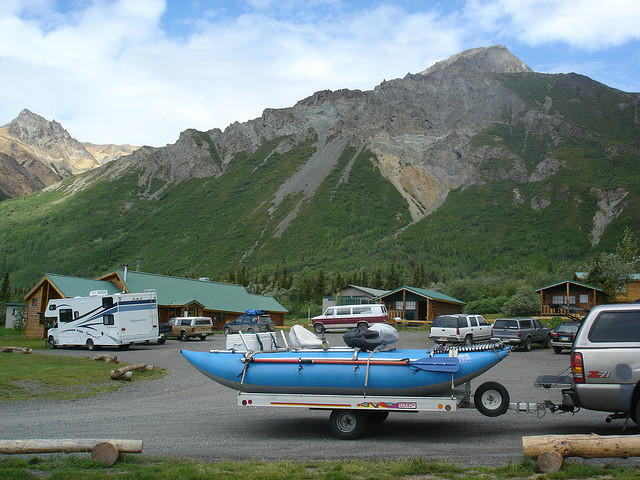 Going to Gulcana river