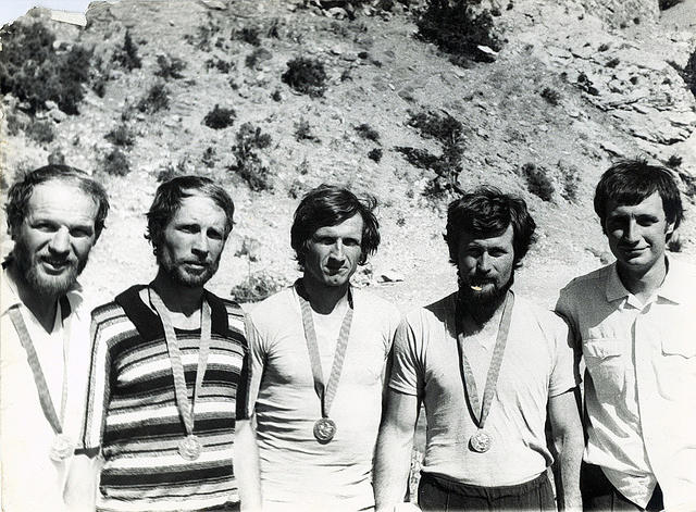 Команда ОДВО Фанские горы 1978 год