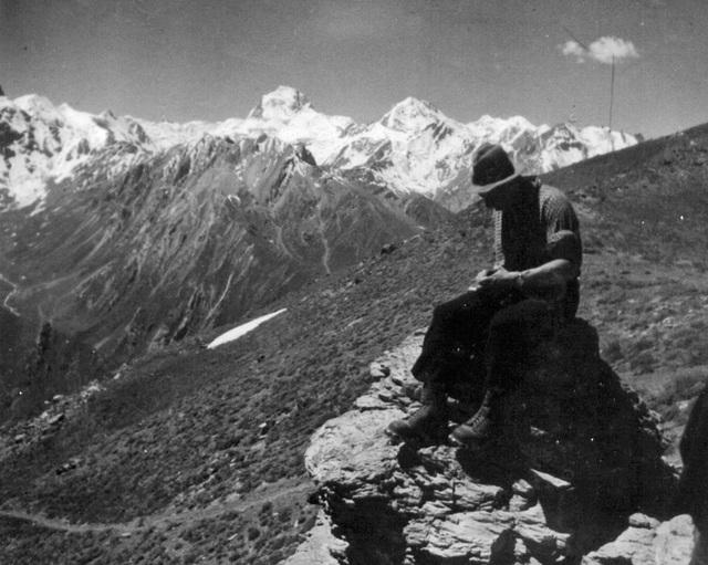 Вид на хребет Петра Великого,1939 год.