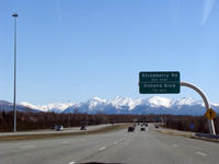 Aляска, Анкоридж, New Seward Highway...